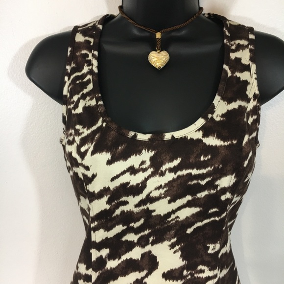 Michael Kors Animal Print Dress Sz 00 - Picture 2 of 8
